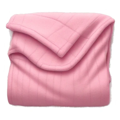 Folded blanket pink sticker