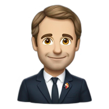 Emanuel Macron au Macdonald sticker