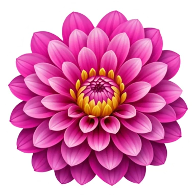 Dahlia flower  sticker