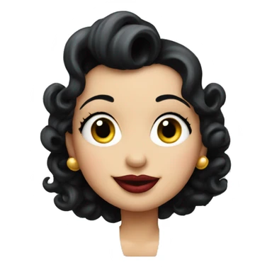 Betty boop sticker