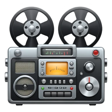 Tape recorder sticker