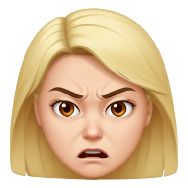 Beautiful woman angry and sick of idiots sticker