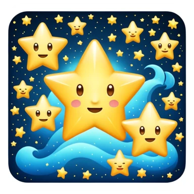 Brightest little stars sticker
