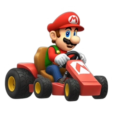 Mario kart sticker