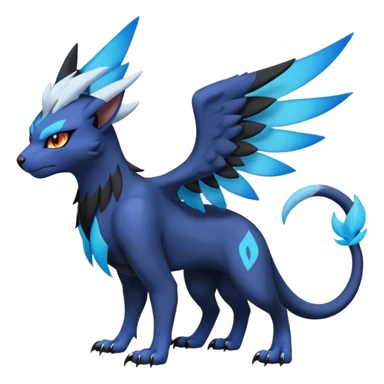 Luxray-Absol-Noivern-Dewott-fusion sticker