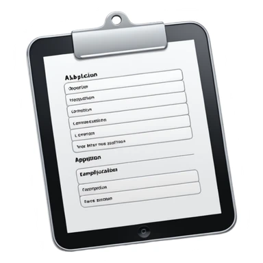 Make a job application  sticker