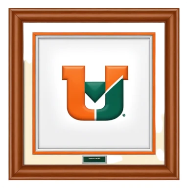 University of Miami sticker