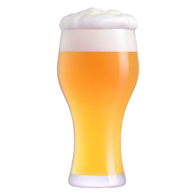 beer glass with foam sticker