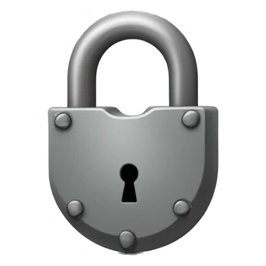 lock with a V in the middle  sticker