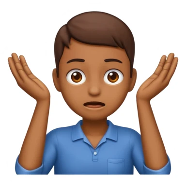 An emoji with hands on their neck and squeezing hard they looked stressedn sticker