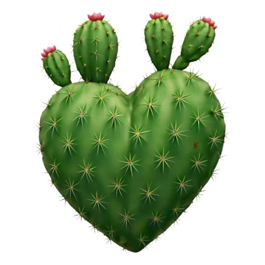 Cactus heart  sticker