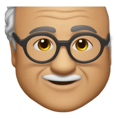 danny devito man cheetah sticker