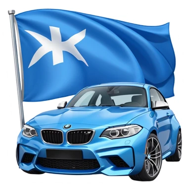 Bmw m2   Flag  sticker