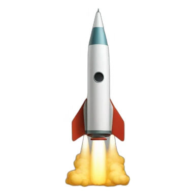 Rakete lachen sticker