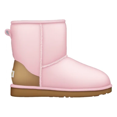 light pink uggs sticker
