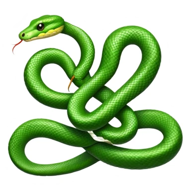 Snake making infinity sign  sticker