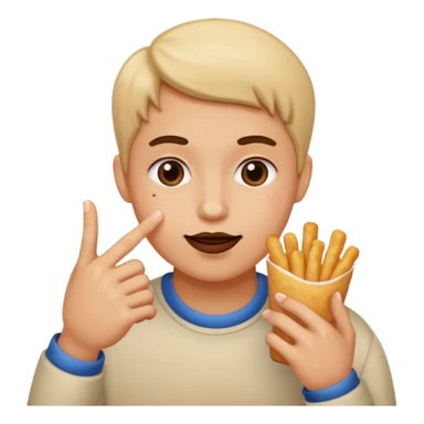 Me eating finger foods sticker