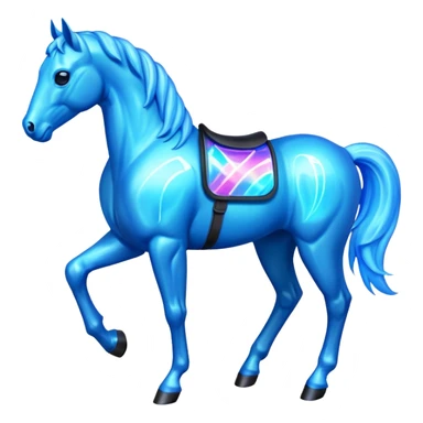 Sci fi Horse, fully holograms sticker