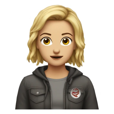 hayley welch hawk tuah girl sticker