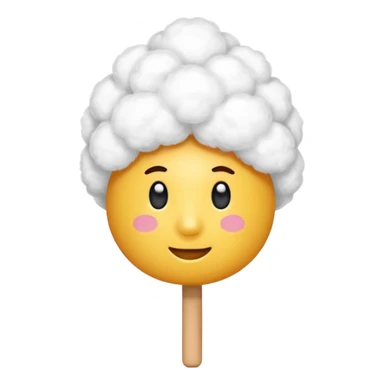 A q-tip with no face, just an object sticker