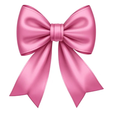Pink bow sticker