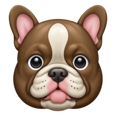 Bouledogue français merle foncé sticker