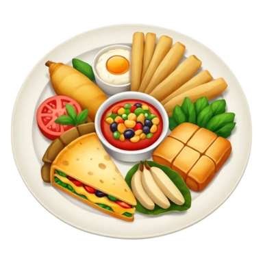 emoji for food service sticker