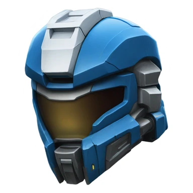 Blue Mark V Spartan Halo series sticker