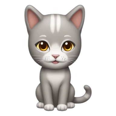 Cat wearing a unitard  sticker