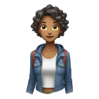 Sasha de pokemon sticker