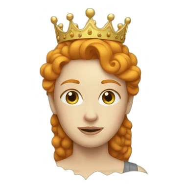 Ginger queen sticker