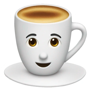 Small coffee arabic cup sticker