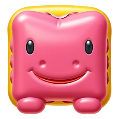  SPAM meat jeff koons style inflatable sculpture art french landscape  sticker