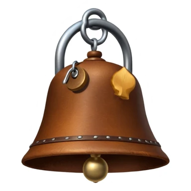 leather camp bell sticker