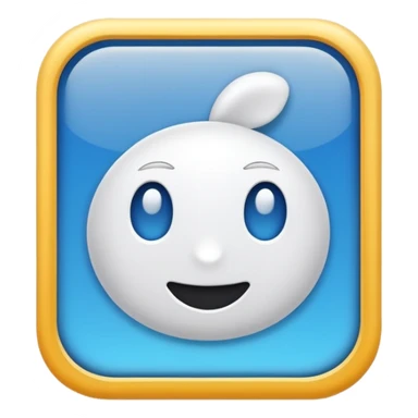 An app with a big text box sticker