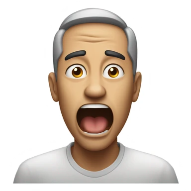 Someone shouting at them to make them up sticker