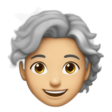 Jimena Lupo mujer hermosa 57 años sonrisa de lobo sticker