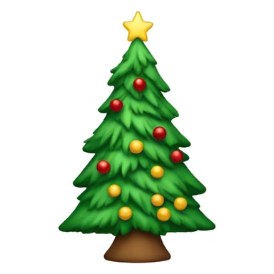 Boy Christmas tree  sticker