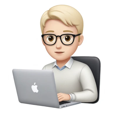 Business meeting online macbook sticker