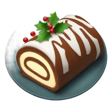Une bûche de Noël au tiramisu sticker