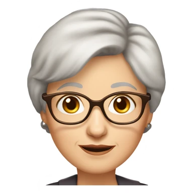 80 years old girl
Short straight brown hair with bob styling
light skin small
glasses with refined frame
Brown eyes with cat eye liner sticker