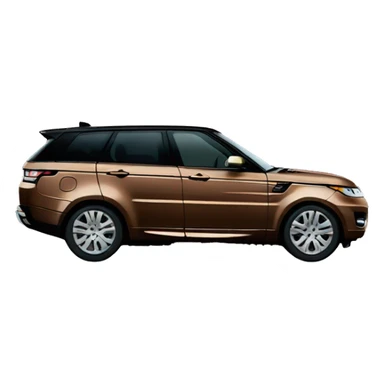brown Range Rover sport car sticker