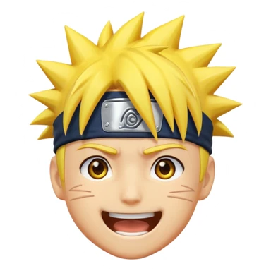 Create a Naruto emoji for a teams chat sticker