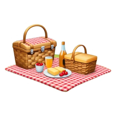 picnic on the mountains sticker