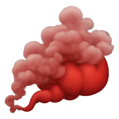 red smoke sticker
