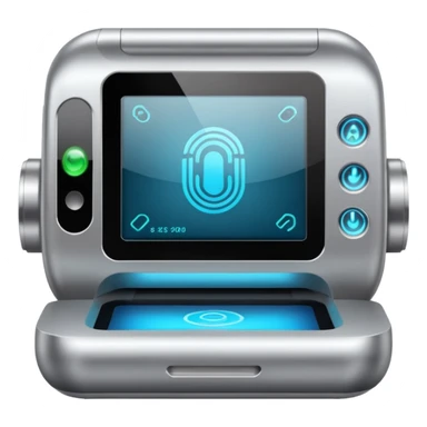 Biometric Scaner sticker