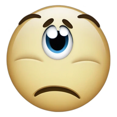 Cry with smile sticker