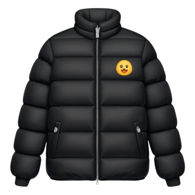 Puffer jacket sticker