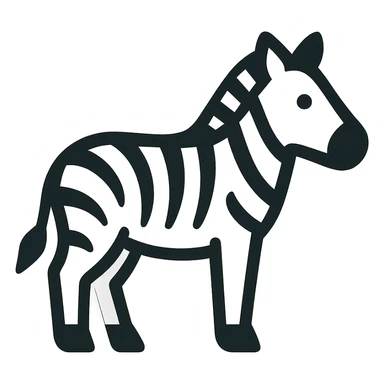 Zebra sticker