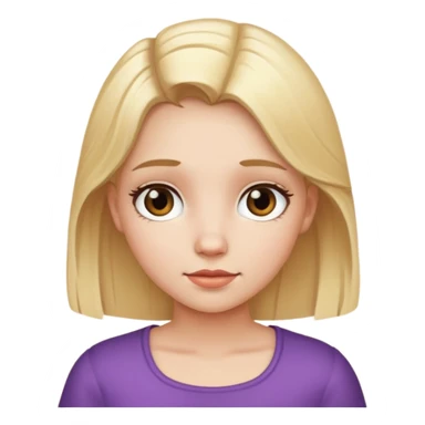 Girl named Ester with blonde hair sticker